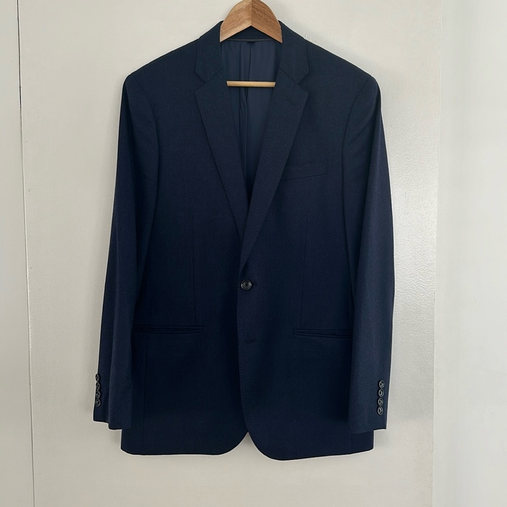 J. Crew Ludlow Men’s Suit - Navy Wool - 40R. 33/30 Pants.